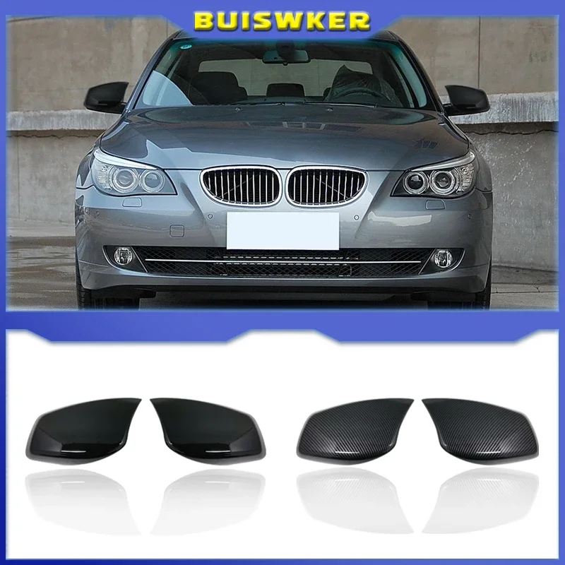 

High Quality E61 Mirror Cover M Style Car Side Rearview Mirror Cover Cap Trim For BMW E60 E61 2003-2008 Rear View Mirror Caps