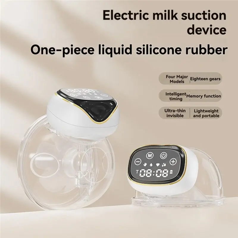 Fully Automatic Unilateral Portable Electric Breast Pump Wearable Integrated Hands-Free Design Painless-B27C