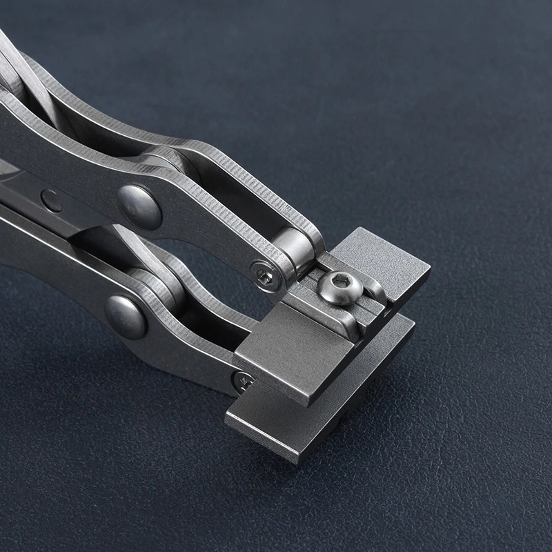 Cost-effective 350g, flat-mouth pliers, parallel pliers, handmade DIY leather jaw 38mm