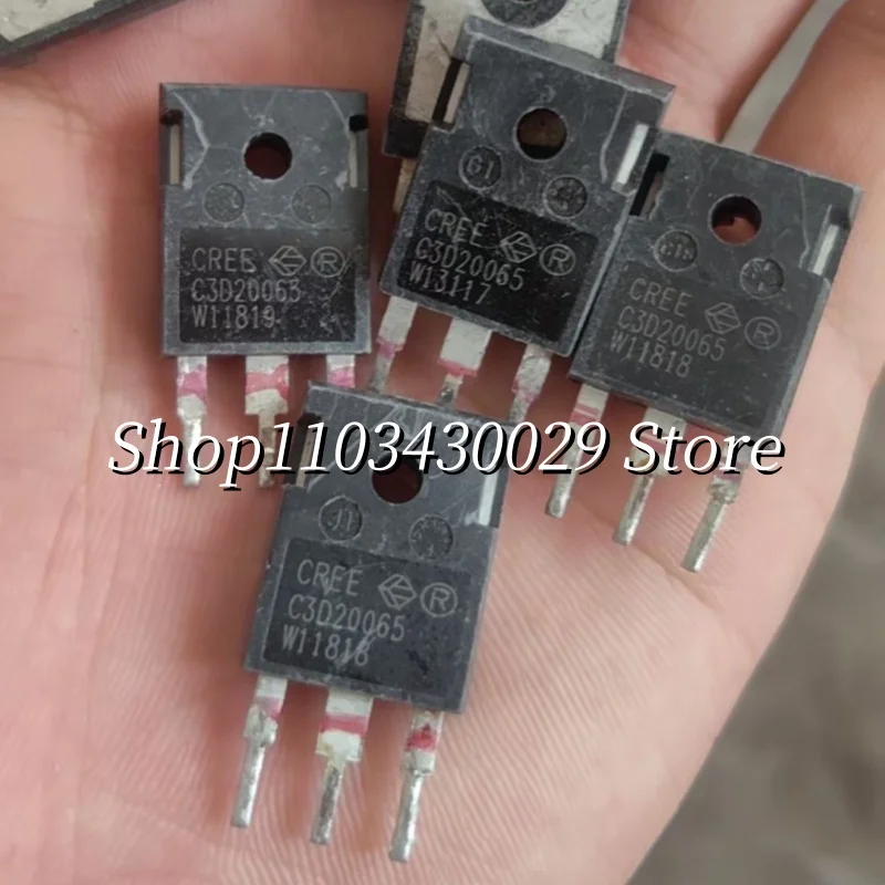 10Pcs Original C3D20065D C3D20065 TO-247 26A 650V New Energy Silicon Carbide Diode