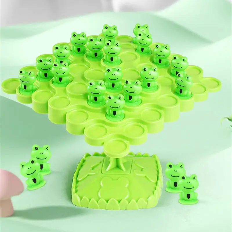 Gra planszowa Balance Math Counting Tree Frog Game Edukacyjna zabawka z numerami Interaktywna zabawka balansująca dla chłopców i dziewczynek w wieku przedszkolnym