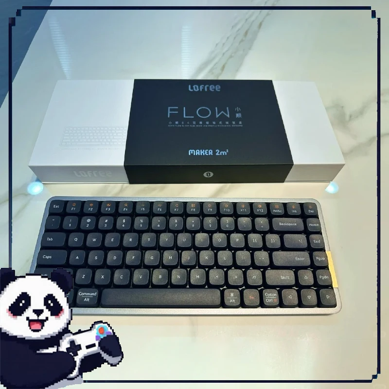 

Low Profile Mechanical Keyboard Dual-Mode Wireless Bluetooth Gasket Rgb Minimalist Ios/Windows Pc Office Gaming Keyboard