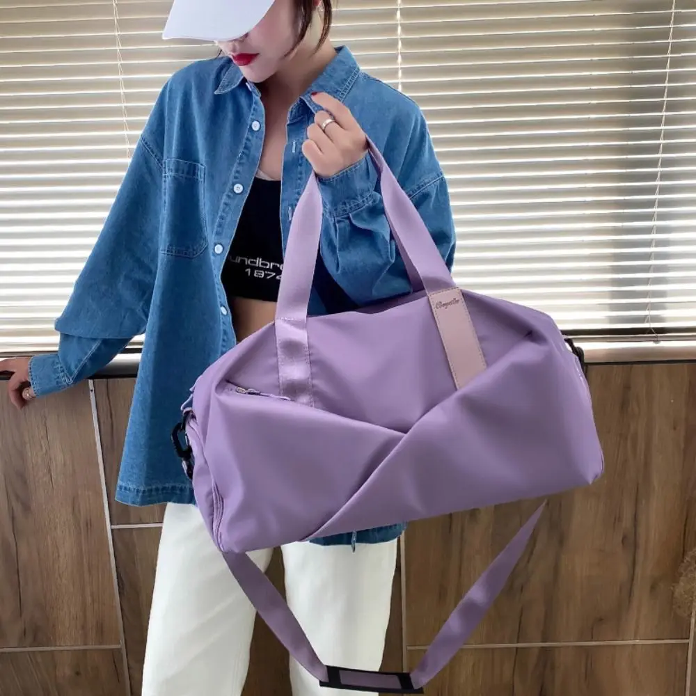 Large Capacity Sports Gym Bag Waterproof Hand Luggage Travel Dry Wet Bag Lightweight Dry Wet Separation Fitness Training Bag