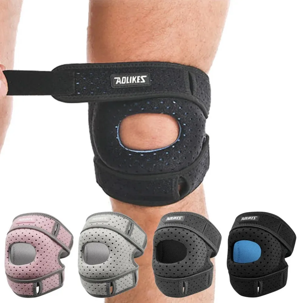 New 1PCS Patella Knee Brace Compression Sleeve Support for Women Men Knee Pain Arthritis Pain Sport Knee Guard Pads