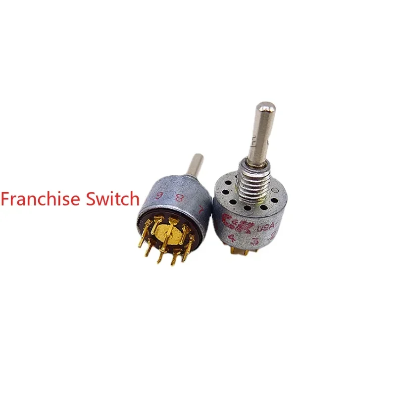Original Genuine MA00 Small Switch, 1-pole, 12-speed, 360 Degree Rotating Band Switch