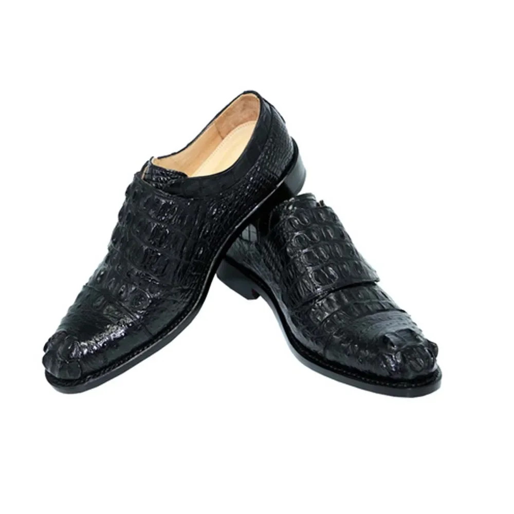 hulangzhishi  new crocodile  Leather shoes  Men crocodile   Business male Casual