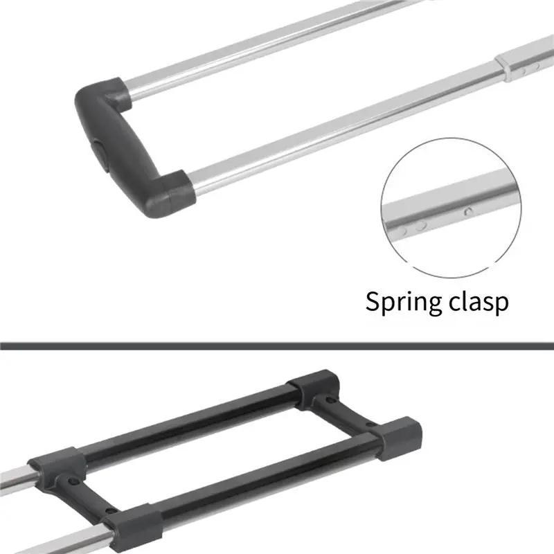 AT84-Telescopic Suitcase Luggage Bag Parts Trolley Suitcases Replacement Telescopic Rods Luggage Handle Repair Replacement Short