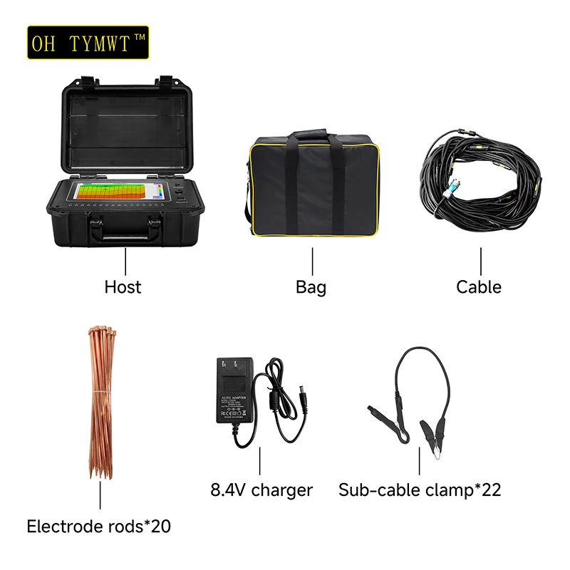 TYM D Series 16 Channels Groundwater Finder Detector De Agua Subterranea Geophysical Survey Equipment