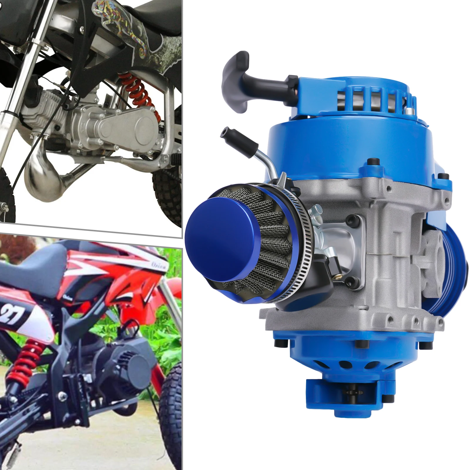 49CC Racing Engine Set 2 Stroke 1.8kw 11000rmp High Performance Single Cylinder Motor  for 2 Stroke Scooter Pocket Bike ATV