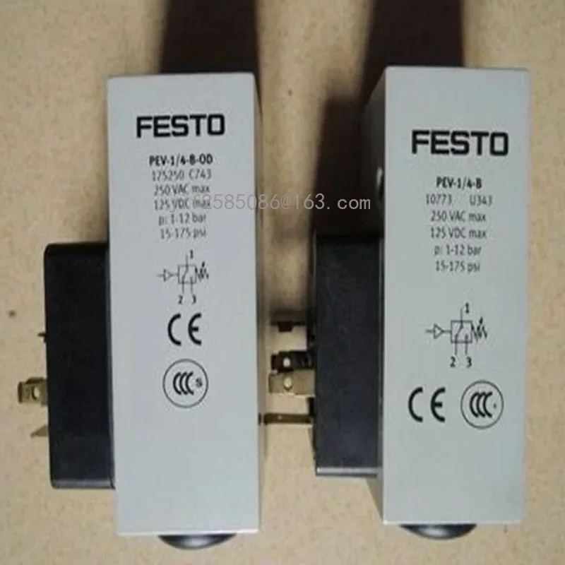 FESTO Genuine Original 10485-FK-M27X2,10773 PEV-1/4-B,1045554 107107 10772  10775 10776, All Series Available, Price Negotiable