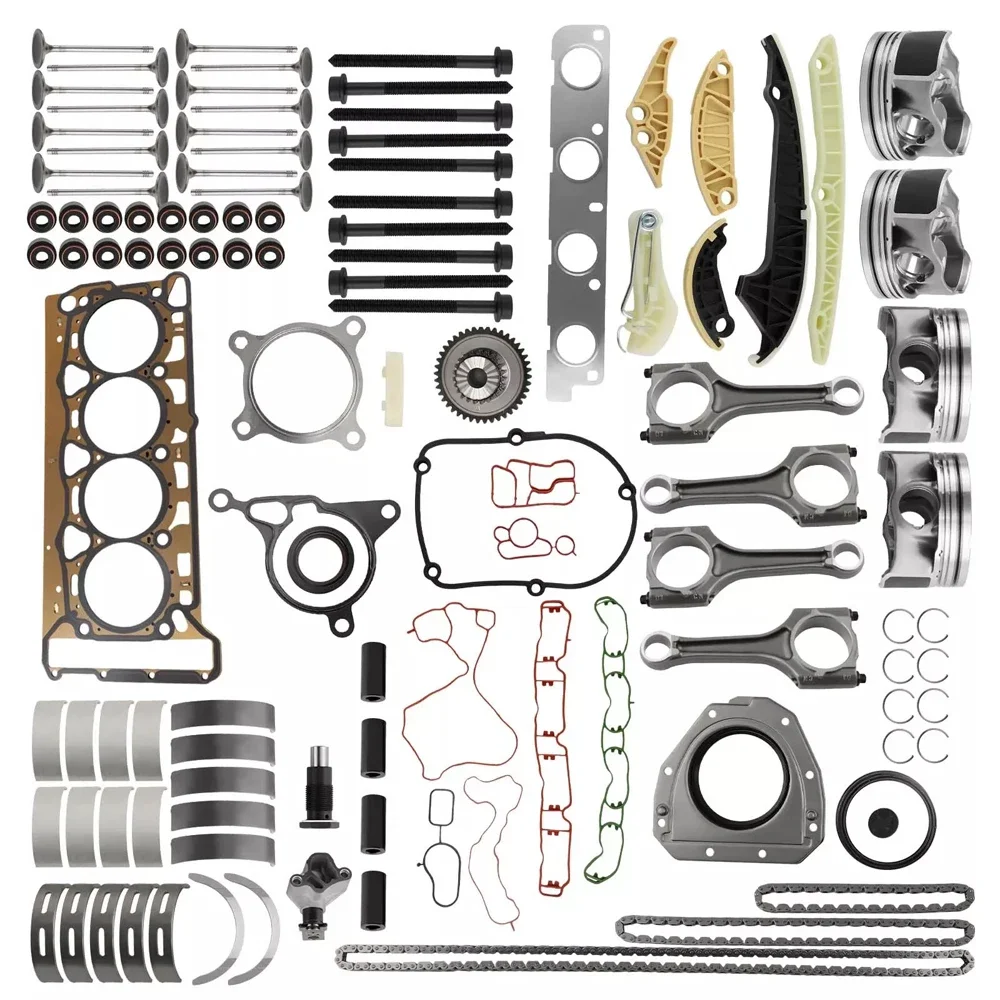 Engine Parts Overhaul Rebuilding Full Gasket Kit Fit 2.0 L 2.5 L For Volkswagen AUDI Golf Jetta Tiguan A4 TT CC 3.6 L L4 GAS