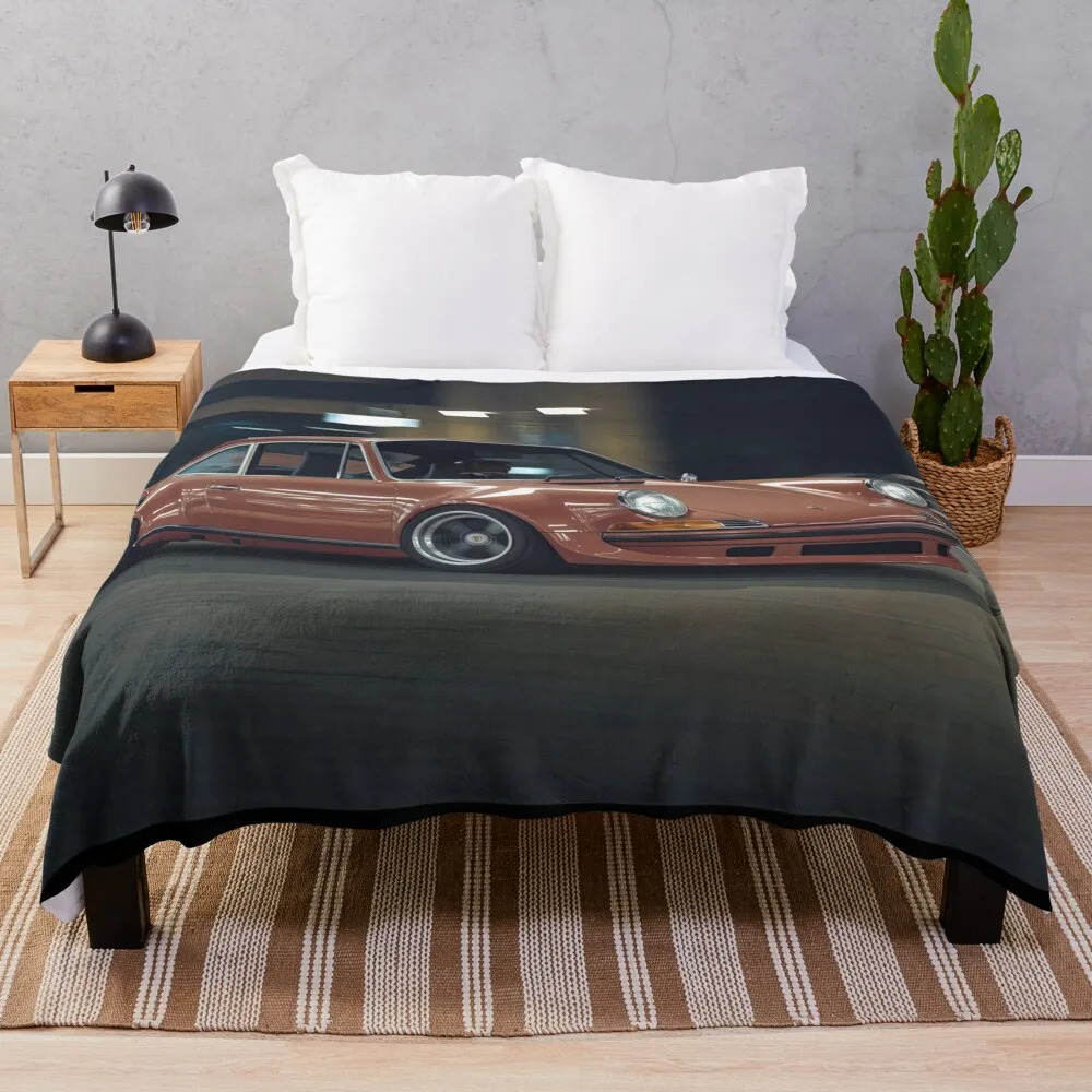 

German sports car Throw Blanket Blankets For Sofas Bed Fashionable Sofa Throw Tourist Blankets