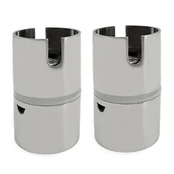 Soporte de caña de pescar de acero inoxidable 360, adaptador de inserción giratorio de 316 grados, 2 piezas, para barco