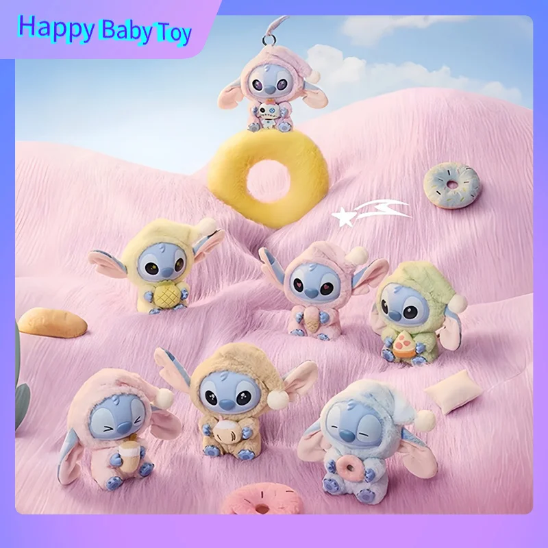 

100%Genuine Stitch Eat Something Before Sleep Series Blind Box Toy Mystery Box Anime Figure Stitch Doll Pendant Ornaments Gifts