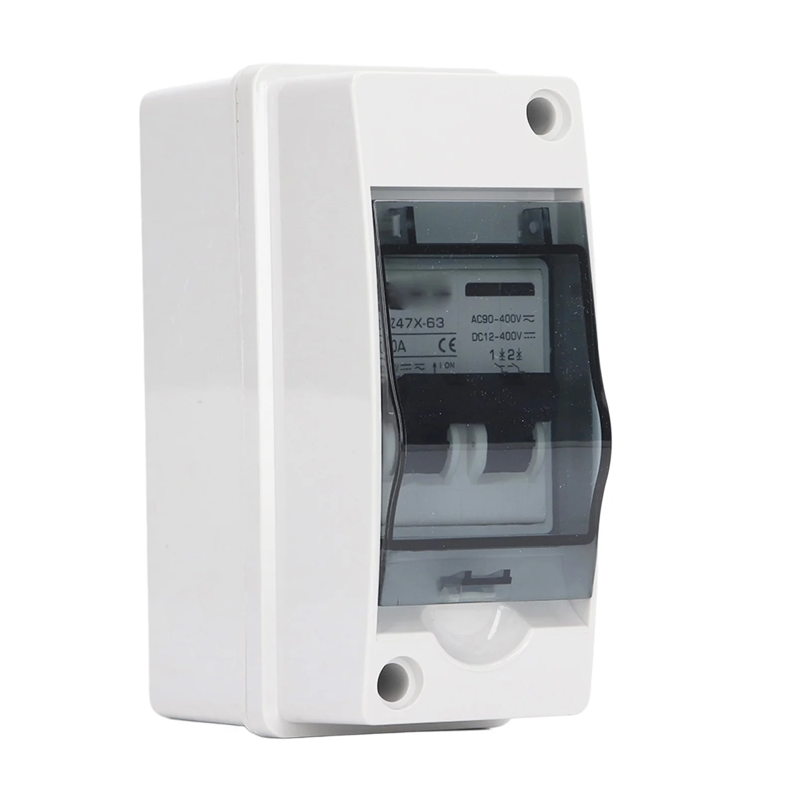 

2P DC Mini Circuit Breaker IP65 Waterproof Pa66 Disconnect Switch for Solar PV System AC90‑400V DC12‑400V 10A