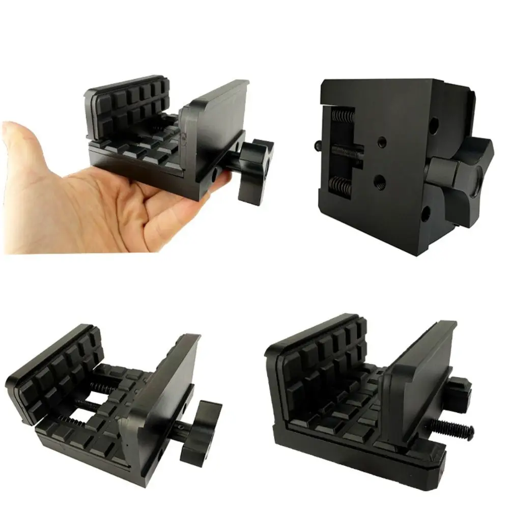 Durable Aluminum Alloy Outdoor Telescopic Clamp Telescopic Adjustment Stable Universal Clamp Bracket Secure Mounting