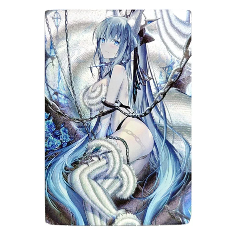 Anime Goddess Story DIY ACG Alter Foil Stamping Laser Refraction Tabletop Game Collectible Cards Toys for boys Birthday Gift