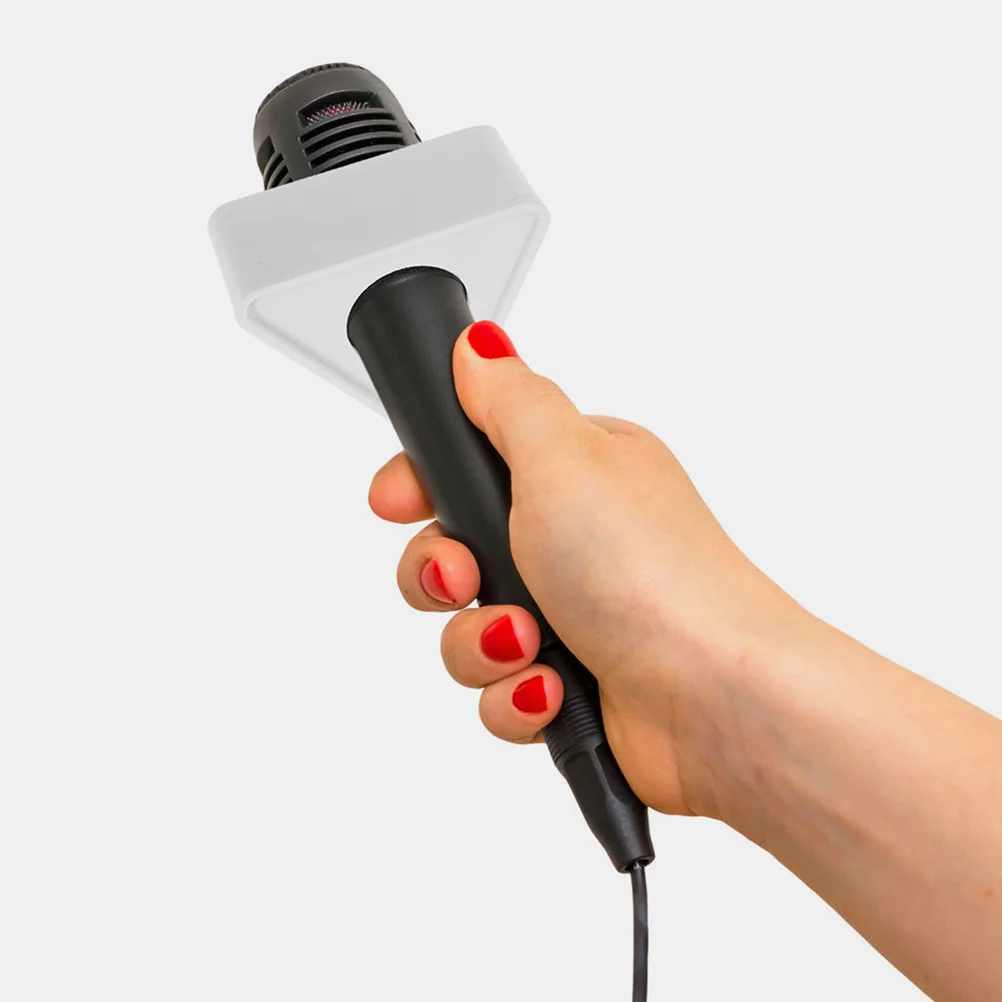 

3pcs Professional Flag Station Triangle Mic Flag For Interview Speech Recording Lightweight Wide Compatibility Mic Flags