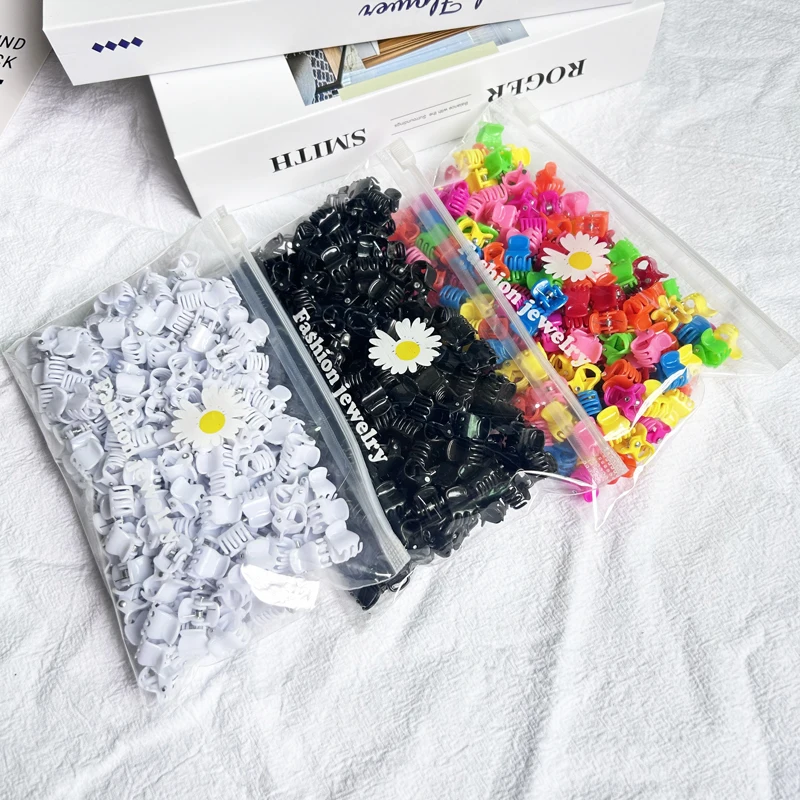 10/20Pcs Bunte Kleine Klaue Clips Mädchen Nette Blume Schmetterling Haar Clips Haar Zubehör Kinder Cartoon Haar Krallen headwear Geschenk – Detail 4