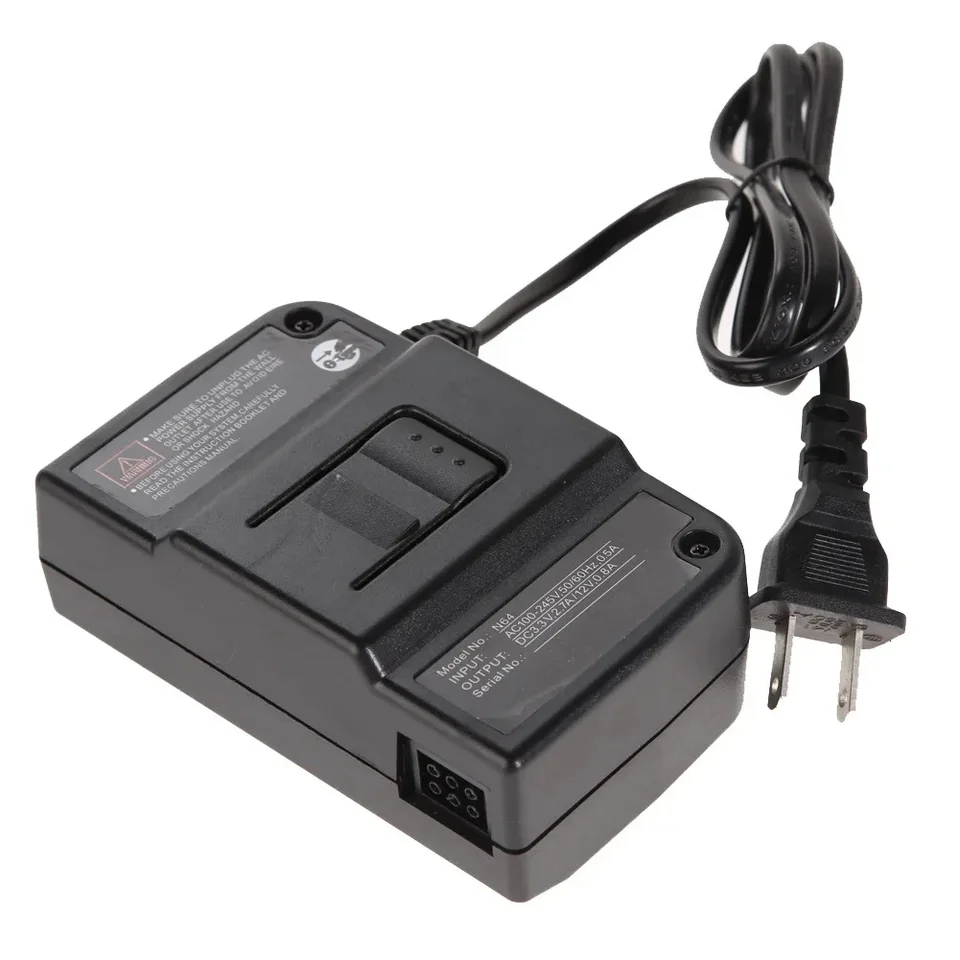 交換用ACアダプター電源とAVコンポジットビデオケーブルコード