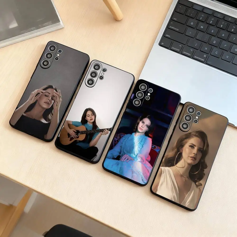 L-Lana Del Rey  Phone Case For Samsung S25,S24,S21,S22,S23,S30,Ultra,S20,Plus,Fe,Lite,Note,10,Black Cover