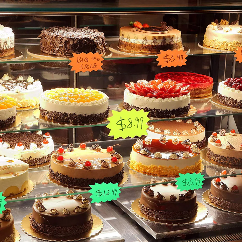 Sticker by Letter Basket Tags Label Labels Explosion Design Stickers Retail Store Price