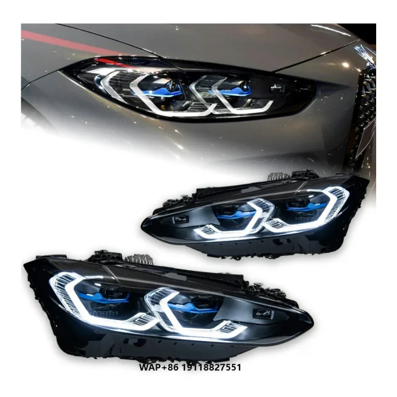 for 4-Series G22 Headlights G23 G26 M4 G82 425 430 Original Style  Head Lamps Assembly M3 M4 OEM Front Lights