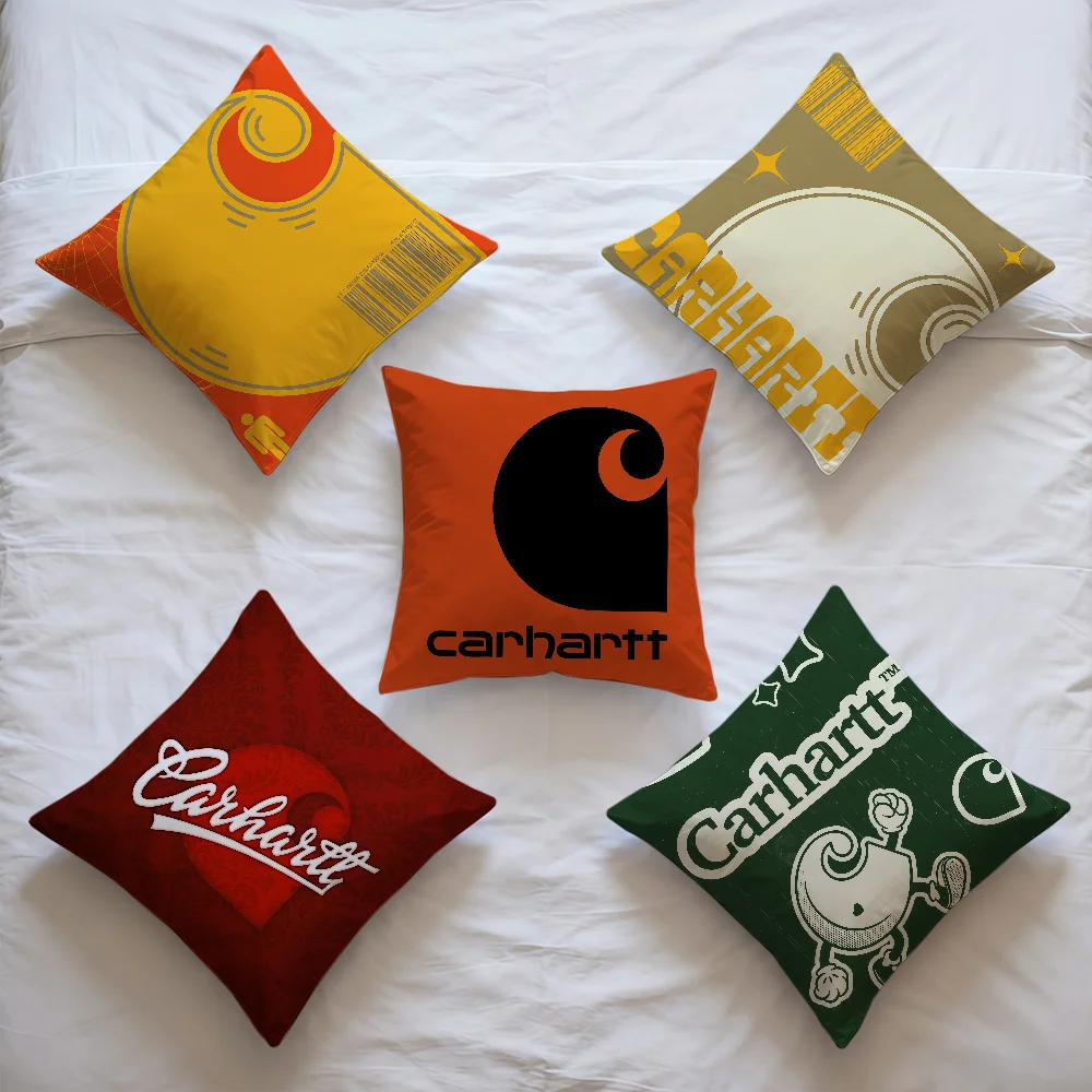 LUXURY C-CarharttS-ES Cushion Cover Decorative Throw Pillow Modern Square Romantic Couch Sofa Bed Car