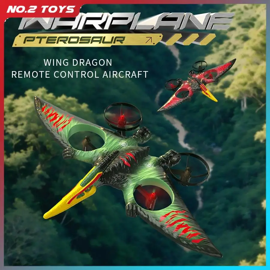 Simulated Pterosaur Remote Control EPP Foam Aircraft Glider Airplane Kids Flying Toy RC Drone Fixed Wing Dinosaur Plane Boy Gift