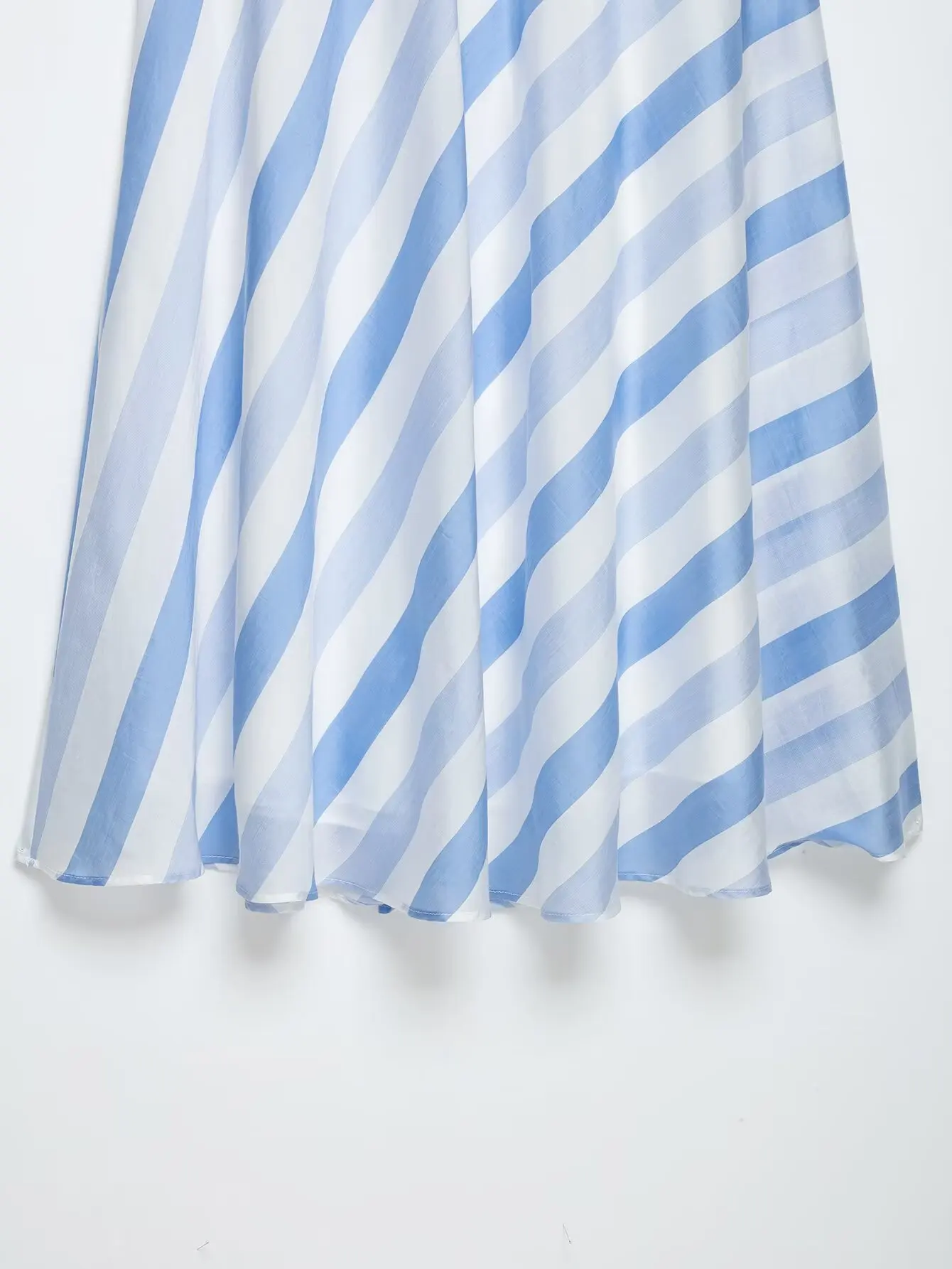 Eleganter gestreifter Rock für Damen, kontrastierende Farben, schicker, lässiger A-Linien-Rock, 2026 Sommermode, Urlaubsröcke, neu, Vintage – Detail 8