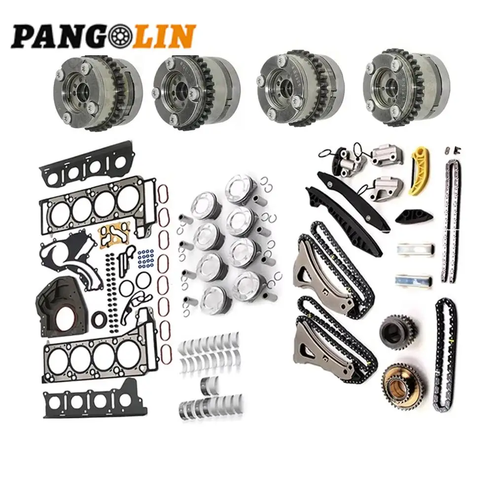 

M278 Engine Car Timing Chain Set&4x VVT Sprockets Rebuilding Kit for Mercedes-Benz CLS500 E550 GL450 ML500 S500 SL550 C216 C218