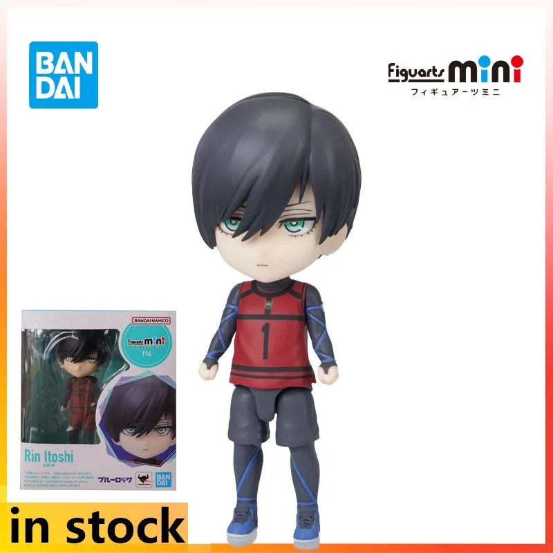 Bandai Seri Mini Figuarts Asli Mainan Model Figur Aksi Anime Penjara Biru Hadiah Ornamen Model Koleksi untuk Anak Laki-laki