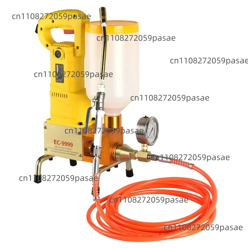 EC9999 High Pressure Waterproof Grouting Machine 1100W Injection Pump Epoxy/Polyurethane Foam Grouting Liquid Leakage ToolS