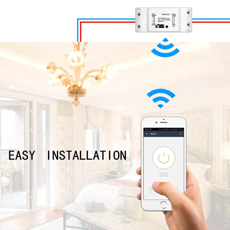 Tuya WiFi Smart Switch Motorized Ball Valve Timing AC220V Water Auto Valve Controller Works With Alexa Google Home