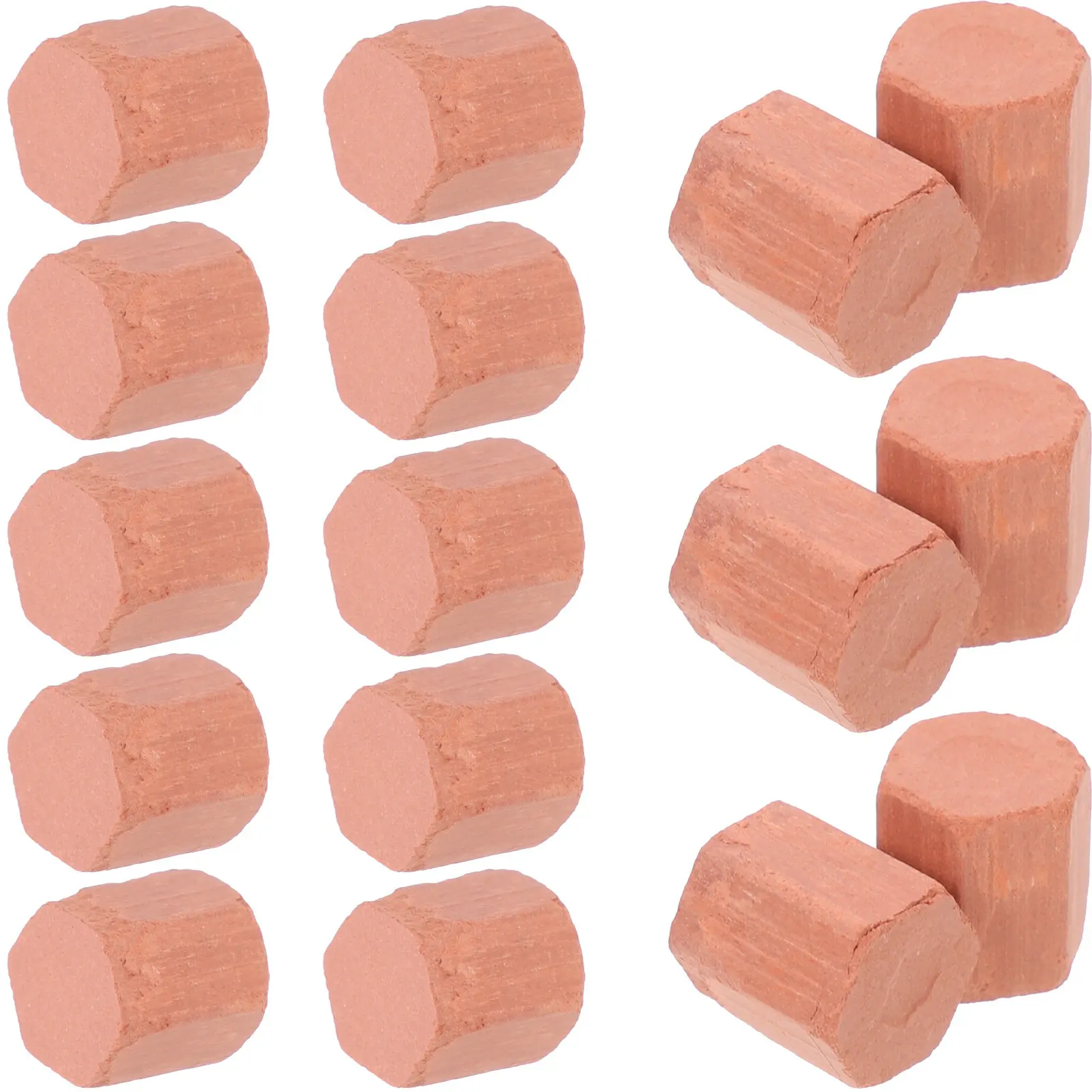 

20Pcs Mini Roman Column Simulation Bricks for DIY Sand Table Micro Landscape Miniature Clay Small Bricks Garden Wall Decorations