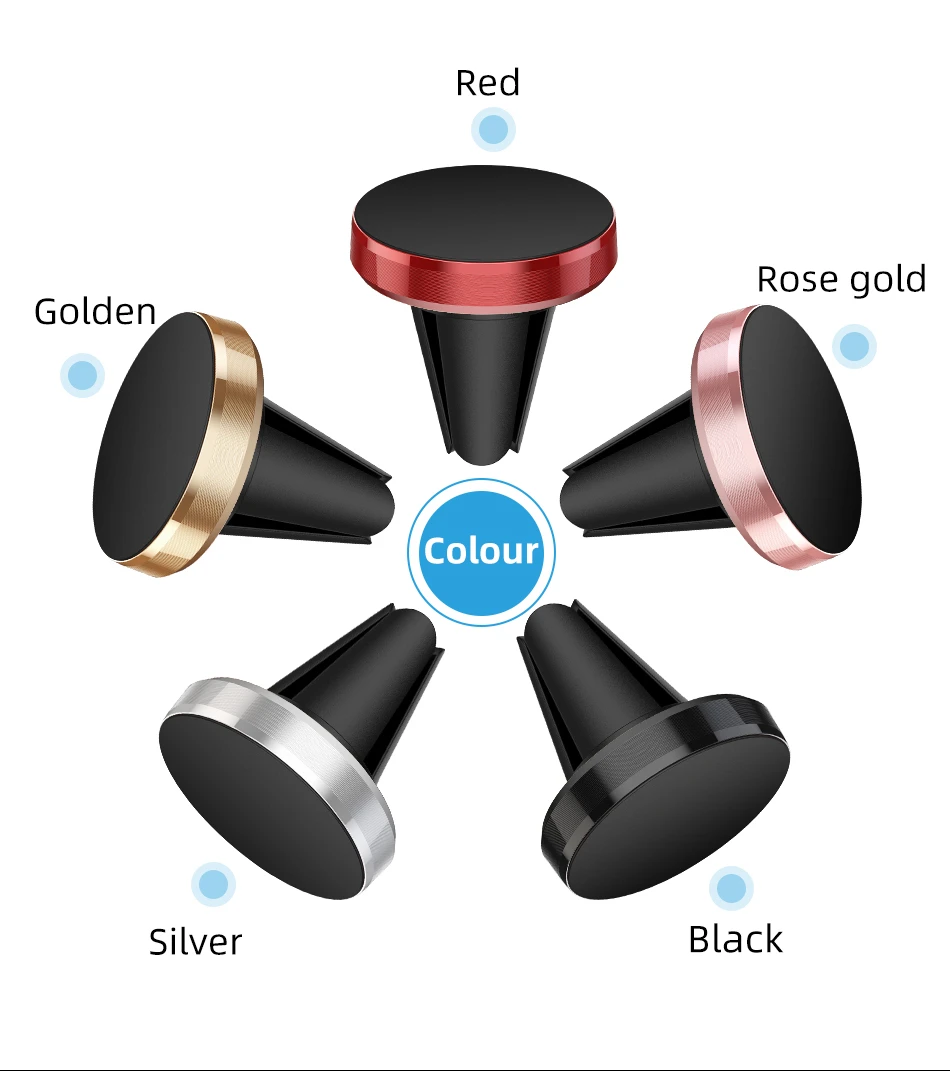 Auto Magnetische Halter Universal Air Vent Halterung Ständer Zubehör Für iPhone Samsung Xiaomi Magnet Halter Stehen im Auto Handy – Detail 10