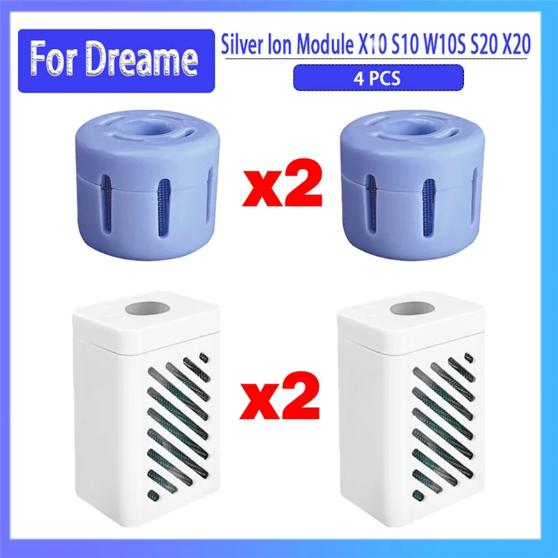 وحدة B25B فضية Ag + لـ Dreame X10 S10 W10S S20 X20 L10s Ultra/L10 Ultra/Mi-Jia B101CN أجزاء ملحقات المكنسة الكهربائية #2