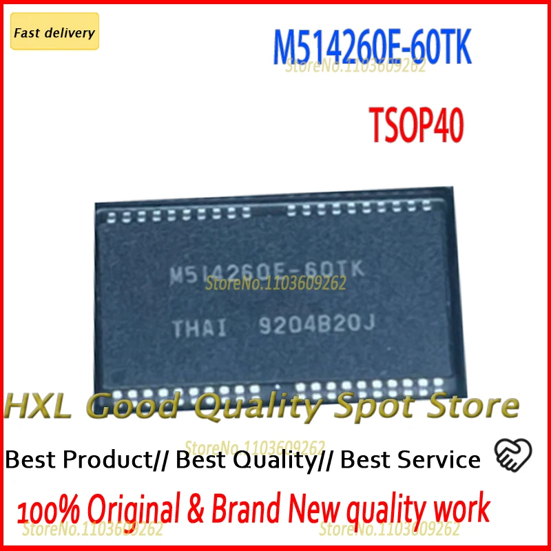 

Original Genuine 10pcs/lot M514260E-60TK M514260E M514260 TSOP40 in stock ic
