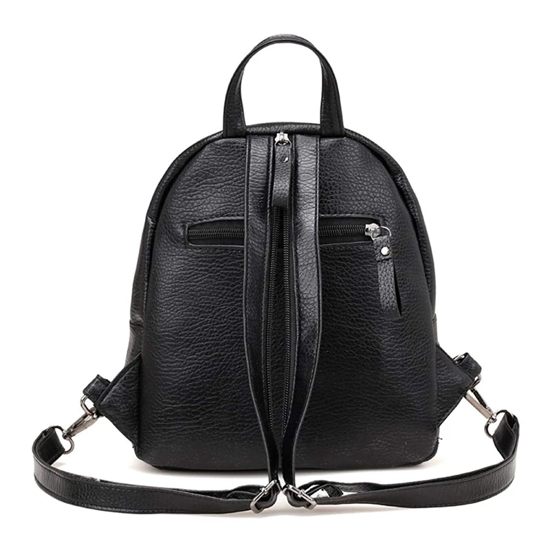 Mini Backpack, Classic PU leather Travel Daypack Shoulder Bag for Women-A51M