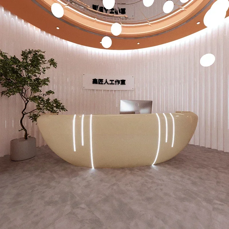 Armable Desk Small Help Clothing Store Display Table Furniture Reception Cashier Luxury Receptionist Front Salon Bar Black