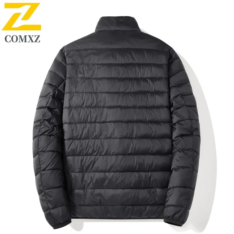 COMXZ Men Cotton Padded Jacket Design Snow Leisure Cold-Resistant Ski Trip Down Jacket Street Lightweight Look Winter Padding