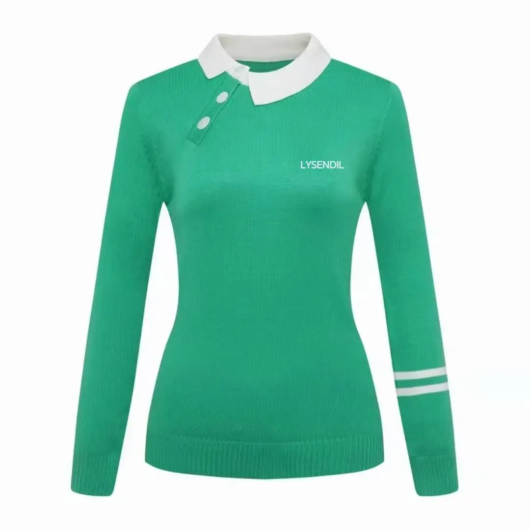 women's-golf-knitted-long-sve-sweater-slim-fit-elastic-side-ne-design-autumn-winter-faion-sportswear-casual-online-exc