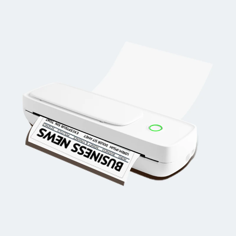 

Small Thermal printer wireless bluetooth wired USB Online printing A4 Paper Size Portable Inkless printer to work or study