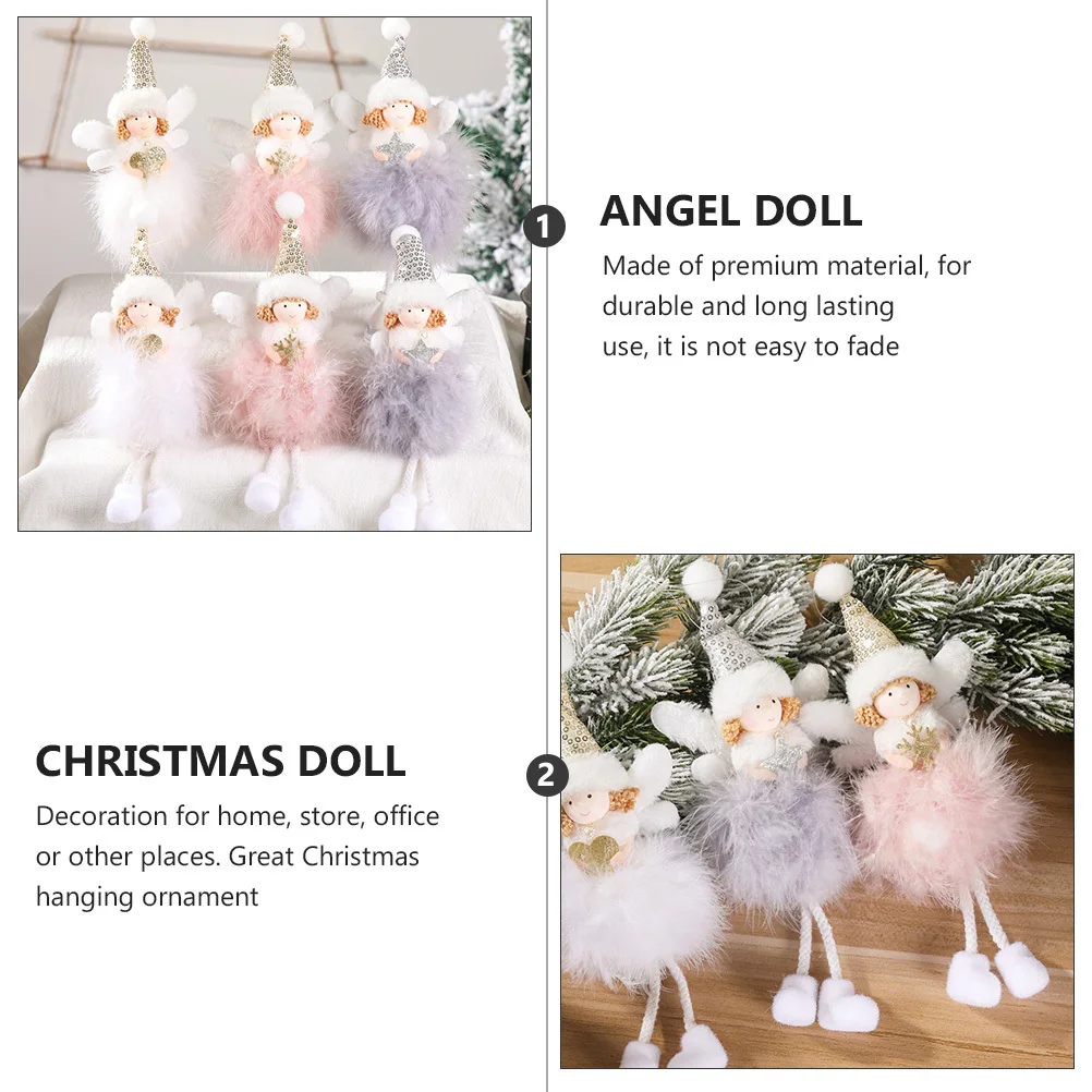 

1pc Angel Christmas Christmas Decor Decor For Home Living Room Tree Hanging Xmas Ornaments Xmas Decoration