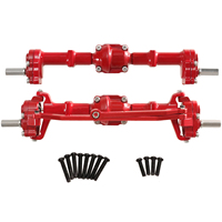 Full metal front and rear door bridges for MN82 LC79 MN78 98 99SV2 MN model 1/12remote control car upgrade accessories and parts