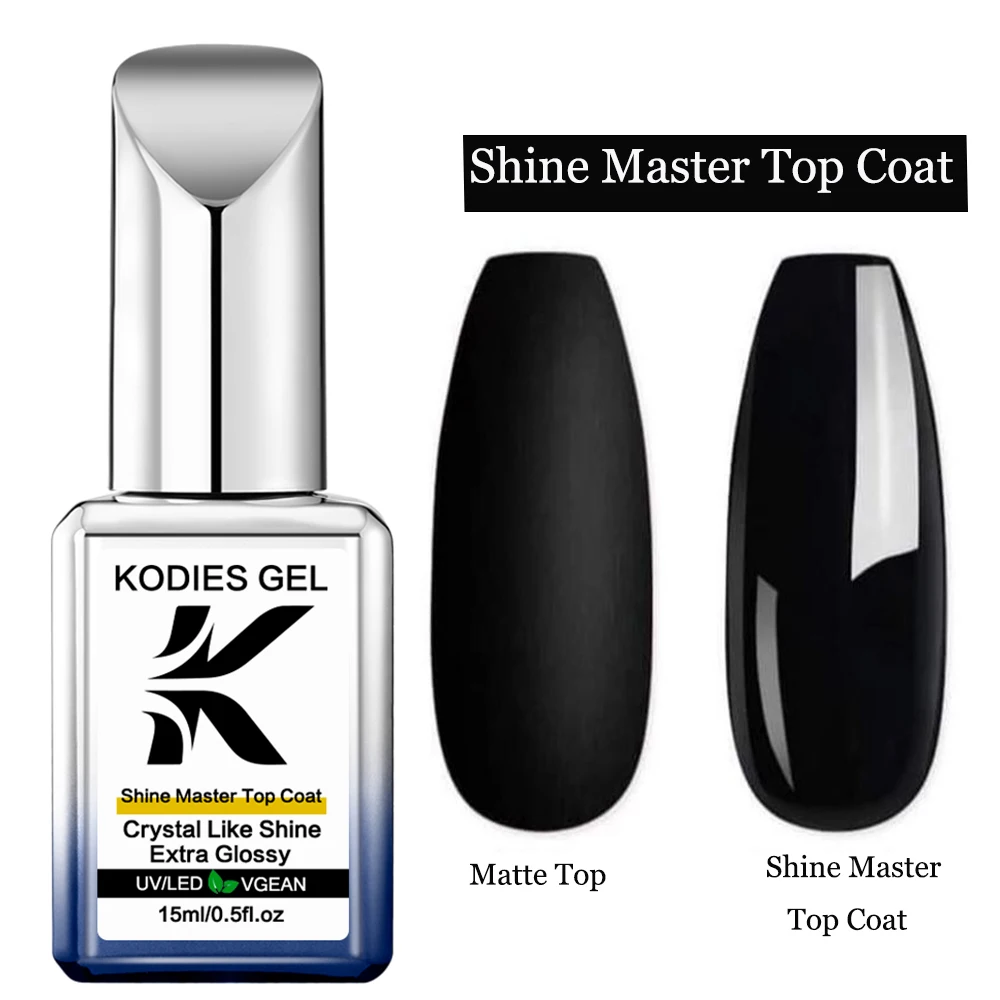 كوديس جل معطف فوقي سوبر تألق الأشعة فوق البنفسجية هلام مسمار البولندية إنهاء السدادة غطاء قاعدة معطف الأساس مانيكير رسومات أظافر صالون جودة