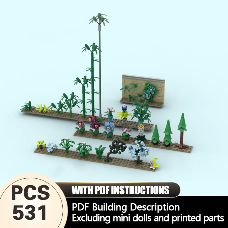 

Creators Plant Series Model MOC Building Bricks Plants And Flowers Modular Technology Gifts Holiday Assemble Children Toys Suit