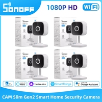 SONOFF CAM Slim Gen2 1080P HD WiFi Smart Home Security Camera Ewelink-Remote Control Voice Control Work with Alexa Google