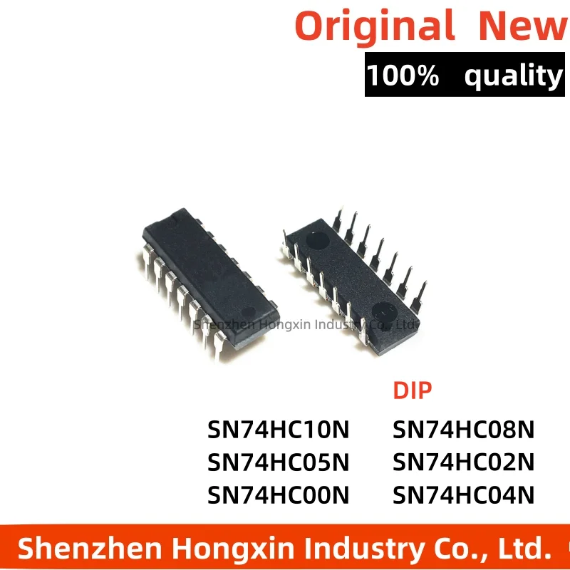 10PCS SN74HC00N DIP 74HC00 DIP-14 SN74HC02N SN74HC04N SN74HC05N SN74HC08N SN74HC10N 74HC02 74HC04 74HC05 74HC08 74HC10 74HC00N