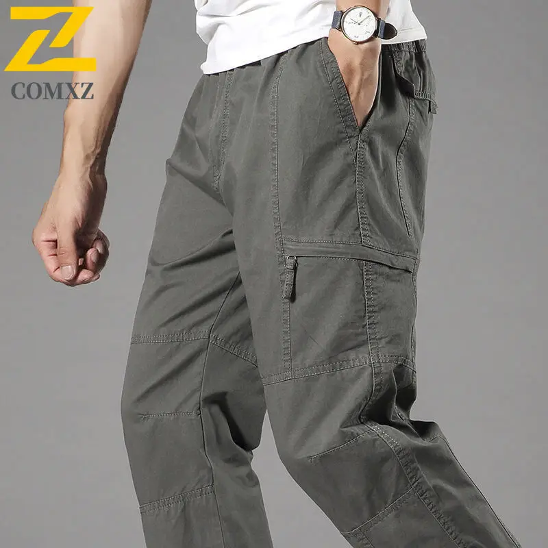 Classic Men's Cargo Pants 2025 New Autumn Trendy Cycling Camping Lightweight Durable Trousers Mountain Trekking Utility Pants